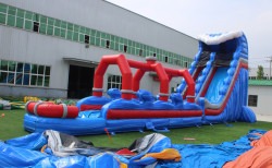 Colossus 22 ft Single lane Waterslide with slip and slide