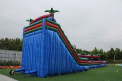 IMG 20240912 WA0001 1726201517 Party Rock 23 ft Duel Lane Dry Slide with Obstacle Running L