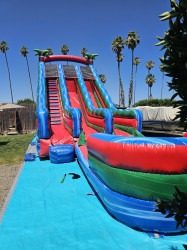 20250627 115041 1751055584 Party Rock 23 ft Dual Lane Waterslide