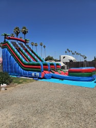 Party Rock 23 ft Dual Lane Waterslide