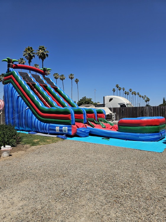 Party Rock 23 ft Dual Lane Waterslide Party Rock 23 ft Dual Lane Waterslide