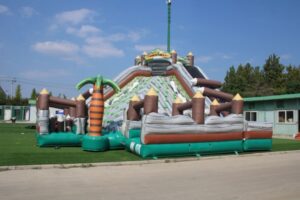 bounce houses